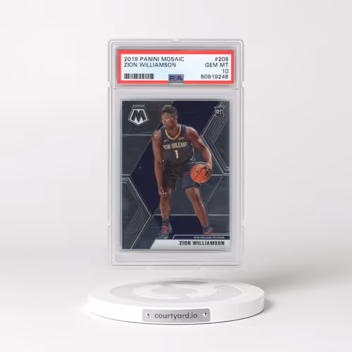2019 Panini Mosaic #209 Zion Williamson (PSA 10 GEM MINT)