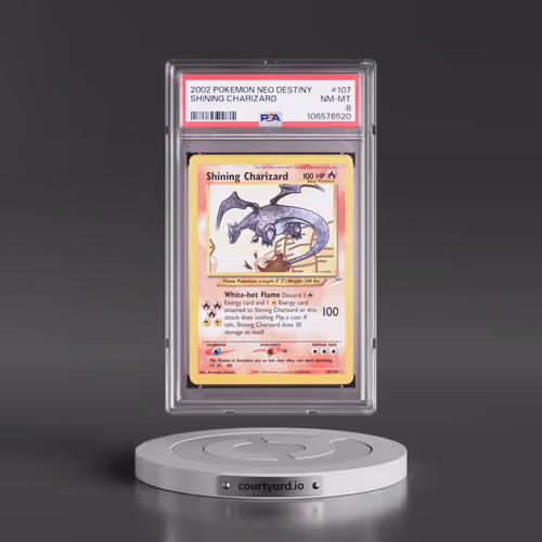 2002 Pokémon Neo Destiny #107 Shining Charizard - Holo (PSA 8 NM-MT)