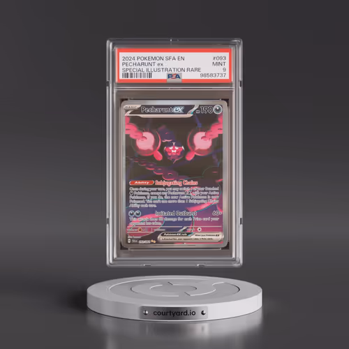 2024 Pokémon Sfa EN-Shrouded Fable #093 Pecharunt EX - Holo Special Illustration Rare (PSA 9 MINT)