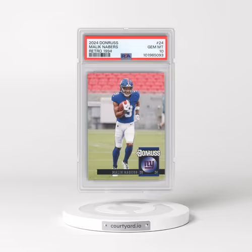 2024 Panini Donruss Retro 1994 #24 Malik Nabers (PSA 10 GEM MINT)