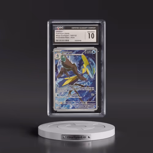 2025 Mega Evolution - MEG EN #142/132 Inteleon - Illustration Rare Holo (CGC 10 GEM MINT)