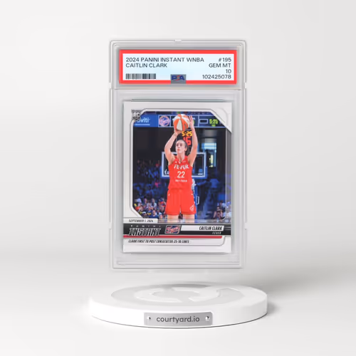 2024 Panini Instant WNBA #195 Caitlin Clark (PSA 10 GEM MINT)