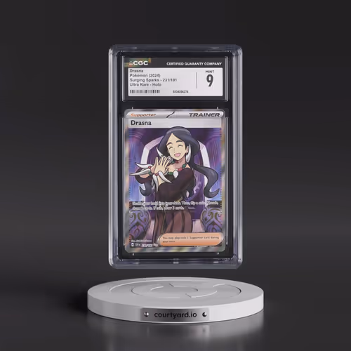 2024 Pokémon Ssp EN-Surging Sparks #231 Drasna - Ultra Rare (CGC 9 MINT)