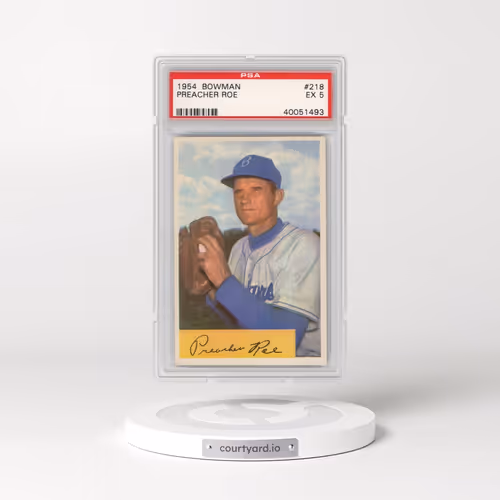 1954 Bowman #218 Preacher Roe (PSA 5 EX)