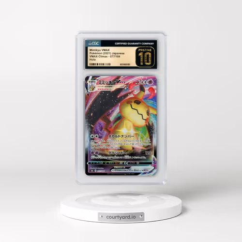 2021 VMAX Climax #077/184 Mimikyu VMAX - Holo (CGC 10 PRISTINE)