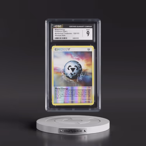 2007 Mysterious Treasures #120/123 Metal Energy - Reverse Holo (CGC 9 MINT)