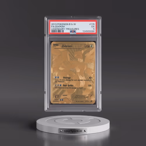 2013 Pokémon Black & White Legendary Treasures #115 Zekrom - Full Art (PSA 5 EX)