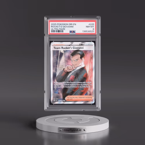 2025 Pokémon Dri EN-Destined Rivals #225 Team Rocket's Giovanni Ultra Rare