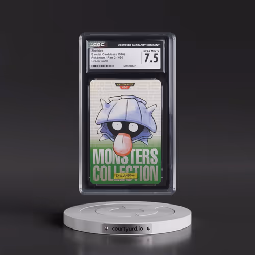 1996 (Monsters Collection) Part 2 #090 Shellder - Green Card (CGC 7.5 NM+)