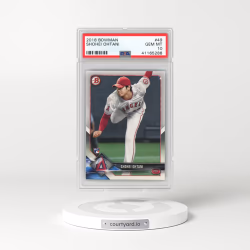 2018 Bowman #49 Shohei Ohtani (PSA 10 GEM MINT)