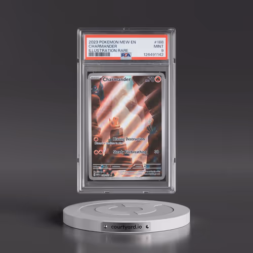2023 Pokémon Mew EN-151 #168 Charmander - Illustration Rare (PSA 9 MINT)