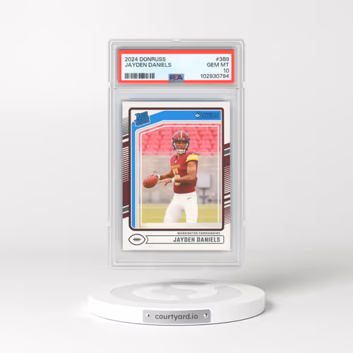 2024 Panini Donruss #389 Jayden Daniels (PSA 10 GEM MINT)