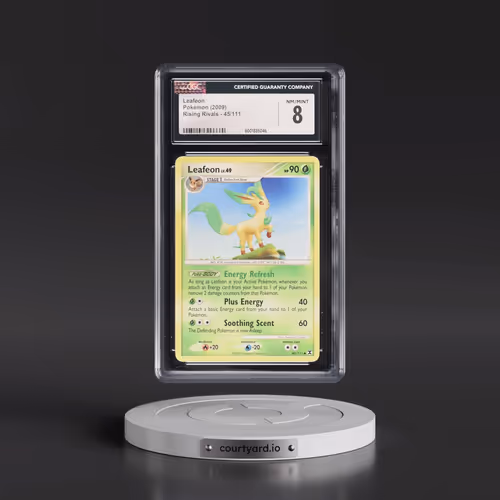 2009 Rising Rivals #45/111 Leafeon (CGC 8 NM-MT)