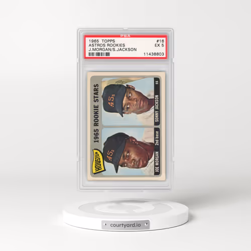 1965 Topps #16 Astros Rookies - J.Morgan/S.Jackson (PSA 5 EX)