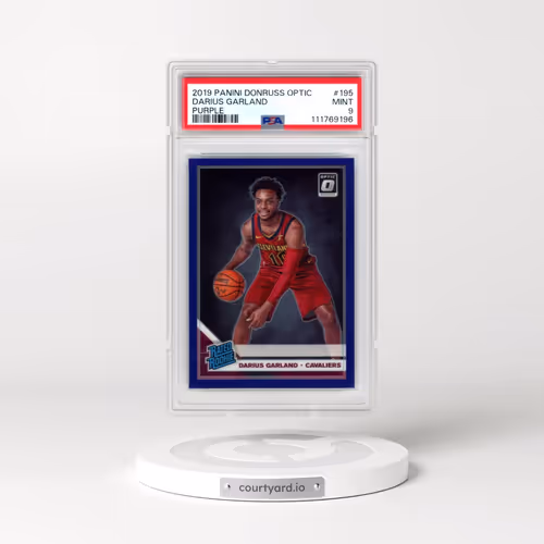 2019 Panini Donruss Optic #195 Darius Garland - Purple (PSA 9 MINT)