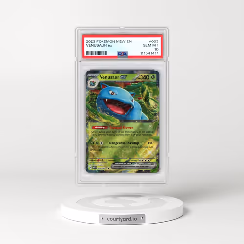 2023 Pokémon Mew EN-151 #003 Venusaur EX - Holo (PSA 10 GEM MINT)