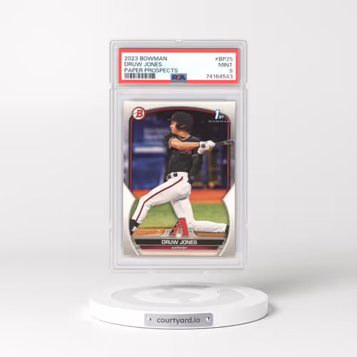 2023 Bowman Paper Prospects #BP25 Druw Jones (PSA 9 MINT)