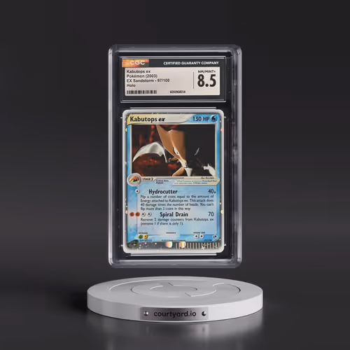 2003 Pokémon EX Sandstorm #97 Kabutops EX - Holo Holo (CGC 8.5 NM-MT+)