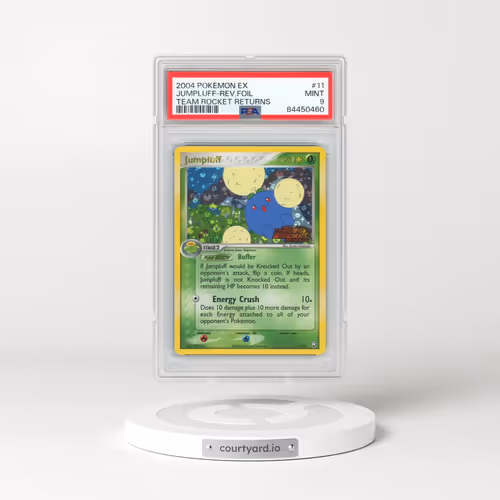 2004 Pokémon EX Team Rocket Returns #11 Jumpluff - Reverse Foil (PSA 9 MINT)