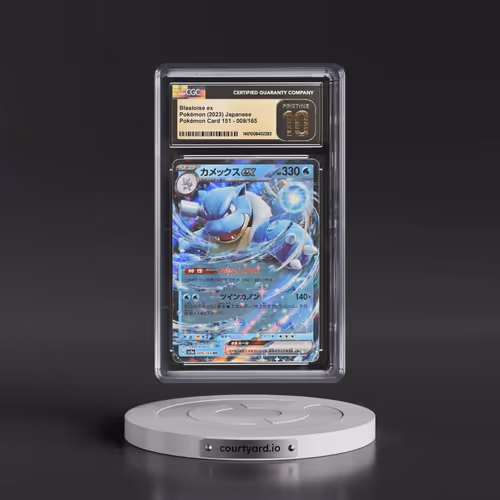 2023 Pokémon Card 151 #009/165 Blastoise ex - Holo (CGC 10 PRISTINE)