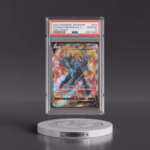 2022 Pokémon Sword & Shield Time Gazer #074 Origin Forme Dialga V - Holo Full Art (PSA 10 GEM MINT)