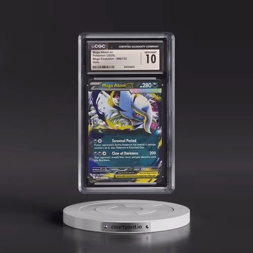 2025 Mega Evolution - MEG EN #086/132 Mega Absol ex - Holo (CGC 10 GEM MINT)