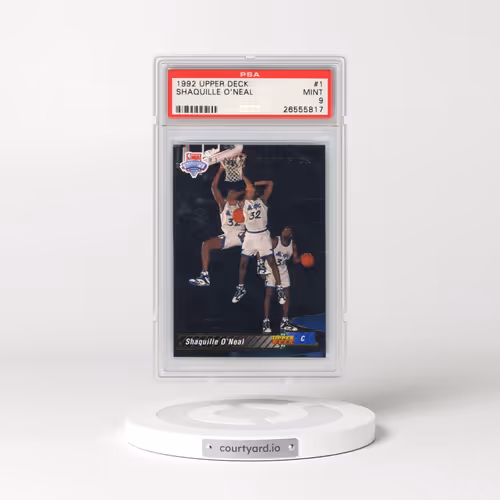 1992 Upper Deck #1 Shaquille O'Neal (PSA 9 MINT)