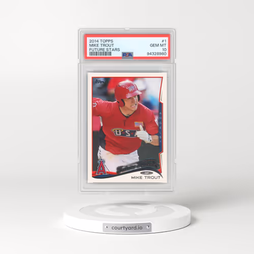 2014 Topps #1 Mike Trout - Future Stars (PSA 10 GEM MINT)