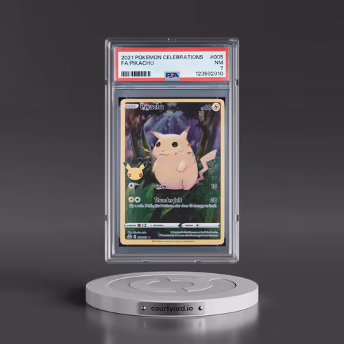 2021 Pokémon Celebrations #005 Pikachu - Full Art (PSA 7 NM)