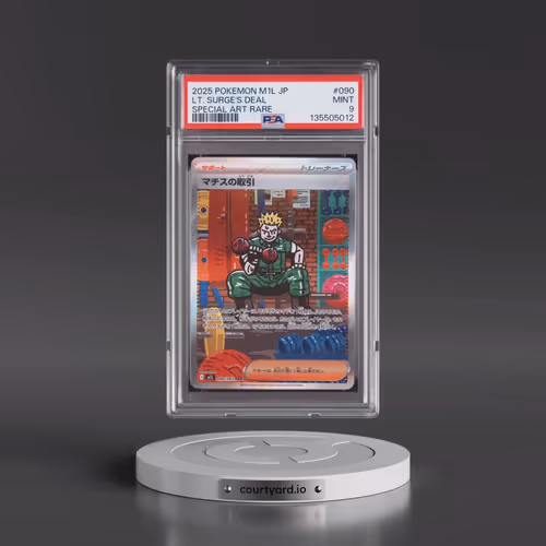 2025 Pokémon M1l-Mega Brave #090 LT. Surge's Deal - Special Art Rare (PSA 9 MINT)