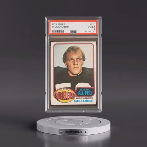 1976 Topps #220 Jack Lambert (PSA 4 VG-EX)