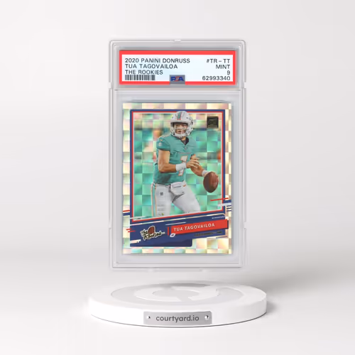 2020 Panini Donruss the Rookies #TR-TT Tua Tagovailoa (PSA 9 MINT)