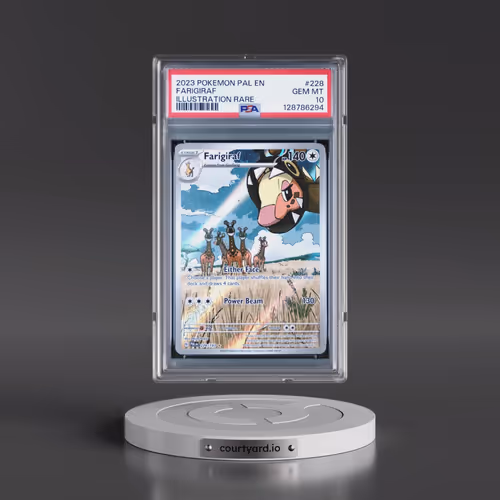 2023 Pokémon Pal EN-Paldea Evolved #228 Farigiraf - Illustration Rare (PSA 10 GEM MINT)