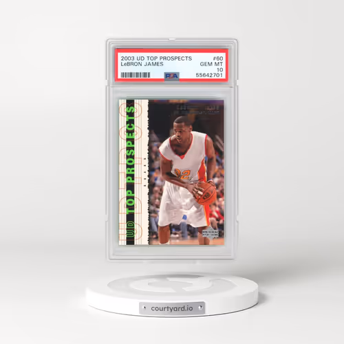 2003 Upper Deck Top Prospects #60 LeBron James (PSA 10 GEM MINT)