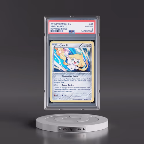 2015 Pokémon XY Roaring Skies #42 Jirachi - Holo (PSA 8 NM-MT)