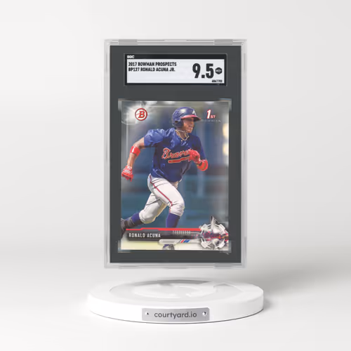 2017 Bowman Draft #BP127 Ronald Acuna Jr. (SGC 9.5 MINT+)
