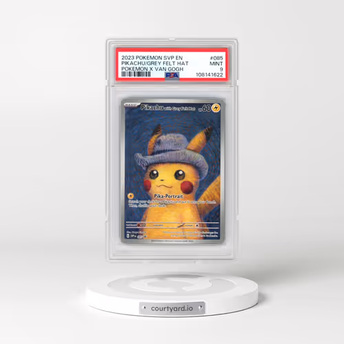 2023 Pokémon Svp EN-SV Black Star Promo #085 Pikachu With Grey Felt Hat - Pokemon X Van Gogh (PSA 9