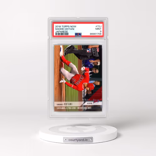 2018 Topps Now #72J Shohei Ohtani - Japanese (PSA 9 MINT)