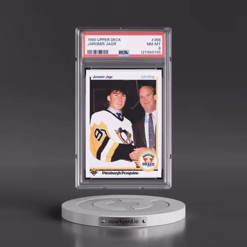 1990 Upper Deck #356 Jaromir Jagr (PSA 8 NM-MT)