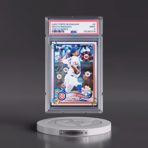 2025 Topps Takashi Murakami + MLB World Tour Tokyo Series #6 Shota Imanaga (PSA 9 MINT)