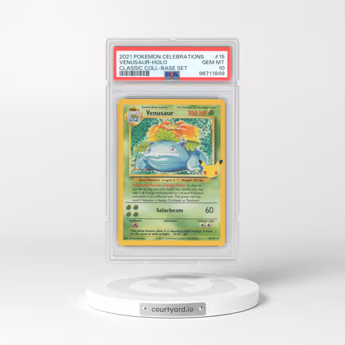 2021 Pokémon Celebrations Classic Collection #15 Venusaur - Holo (PSA 10 GEM MINT)