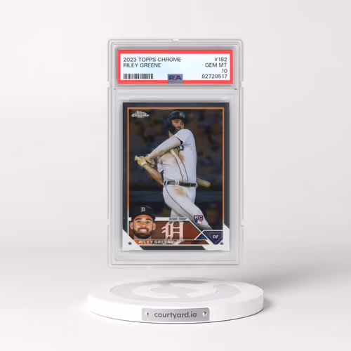 2023 Topps Chrome #182 Riley Greene (PSA 10 GEM MINT)