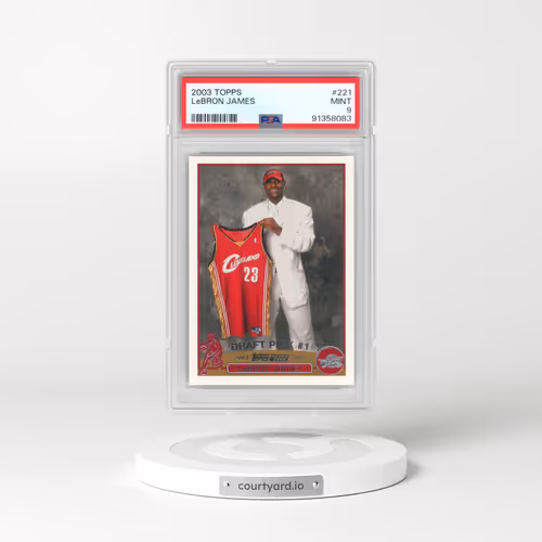 2003 Topps #221 LeBron James (PSA 9 MINT)