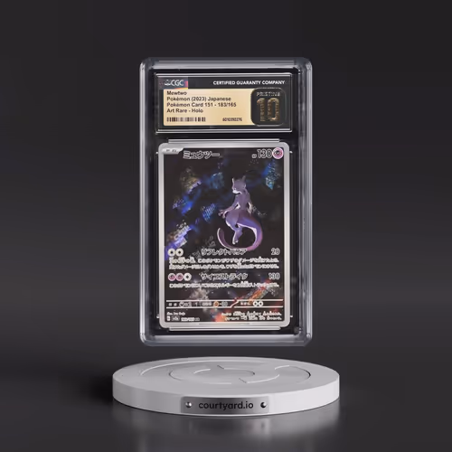2023 Pokémon Card 151 #183/165 Mewtwo - Art Rare Holo (CGC 10 PRISTINE)