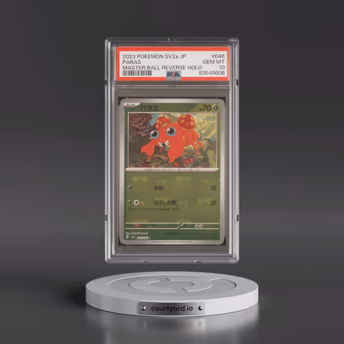 2023 Pokémon Sv2a-Pokémon 151 #046 Paras - Reverse Holo Master Ball (PSA 10 GEM MINT)