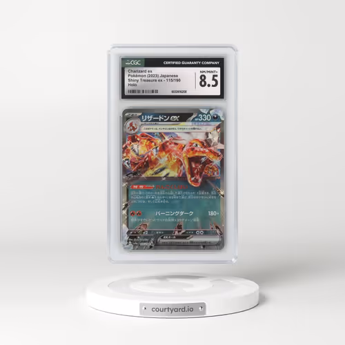 2023 Pokémon Sv4a-Shiny Treasure EX #115 Charizard EX - Holo (CGC 8.5 NM-MT+)