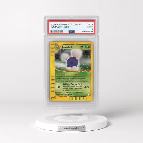 2003 Pokémon Aquapolis #H13 Jumpluff - Holo (PSA 9 MINT)