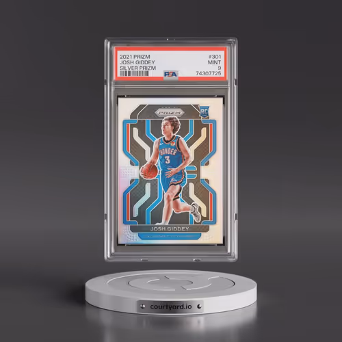 2021 Panini Prizm #301 Josh Giddey - Silver Prizm (PSA 9 MINT)