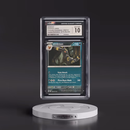 2024 Prismatic Evolutions - PRE EN #059/131 Umbreon - (Cosmos Holo) Costco Exclusive 8-Tin Bundle (C