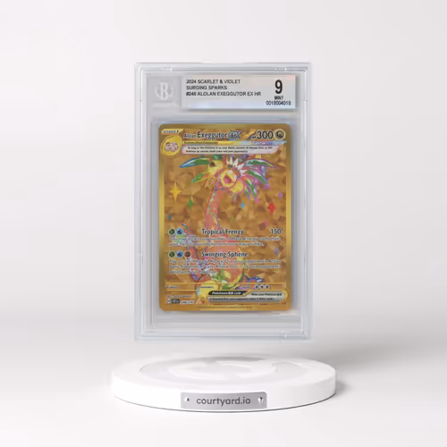 2024 Surging Sparks - SSP EN #248 Alolan Exeggutor ex - Hyper Rare Holo (BGS 9 MINT)